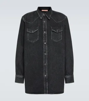 Acne Studios Denim Shirt, Black