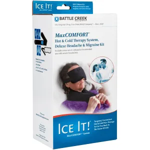 Ice It Hot & Cold Deluxe Headache & Migraine Kit (Model 611)