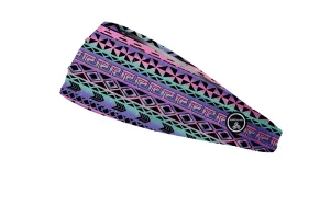 RAVEbandz The Pro - Wide Stretch Headband (Aztec)