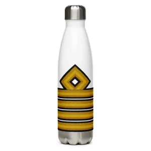 Stainless Steel Water Bottle 4 stripes.