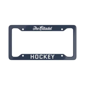 The Citadel, Word Mark, Club Sports, Hockey License Plate Frame