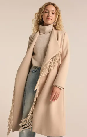 Z-Supply Alchemist Fringe Coat - NATURAL